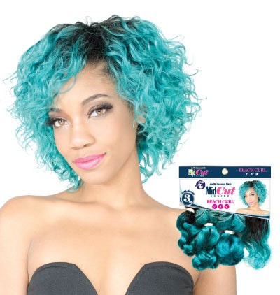 Fashion Source Human Hair Beach Curl 3 PCS