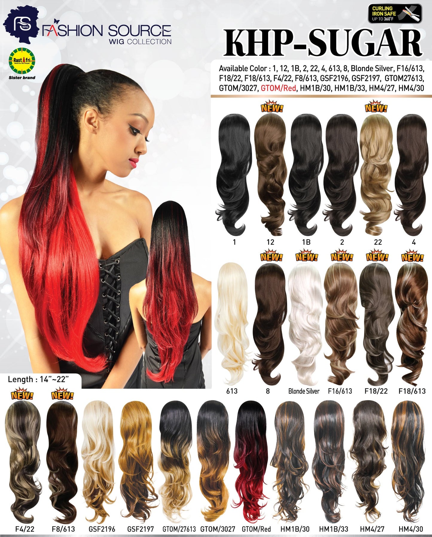 Fashion Source Drawsting Ponytail KHP-Sugar