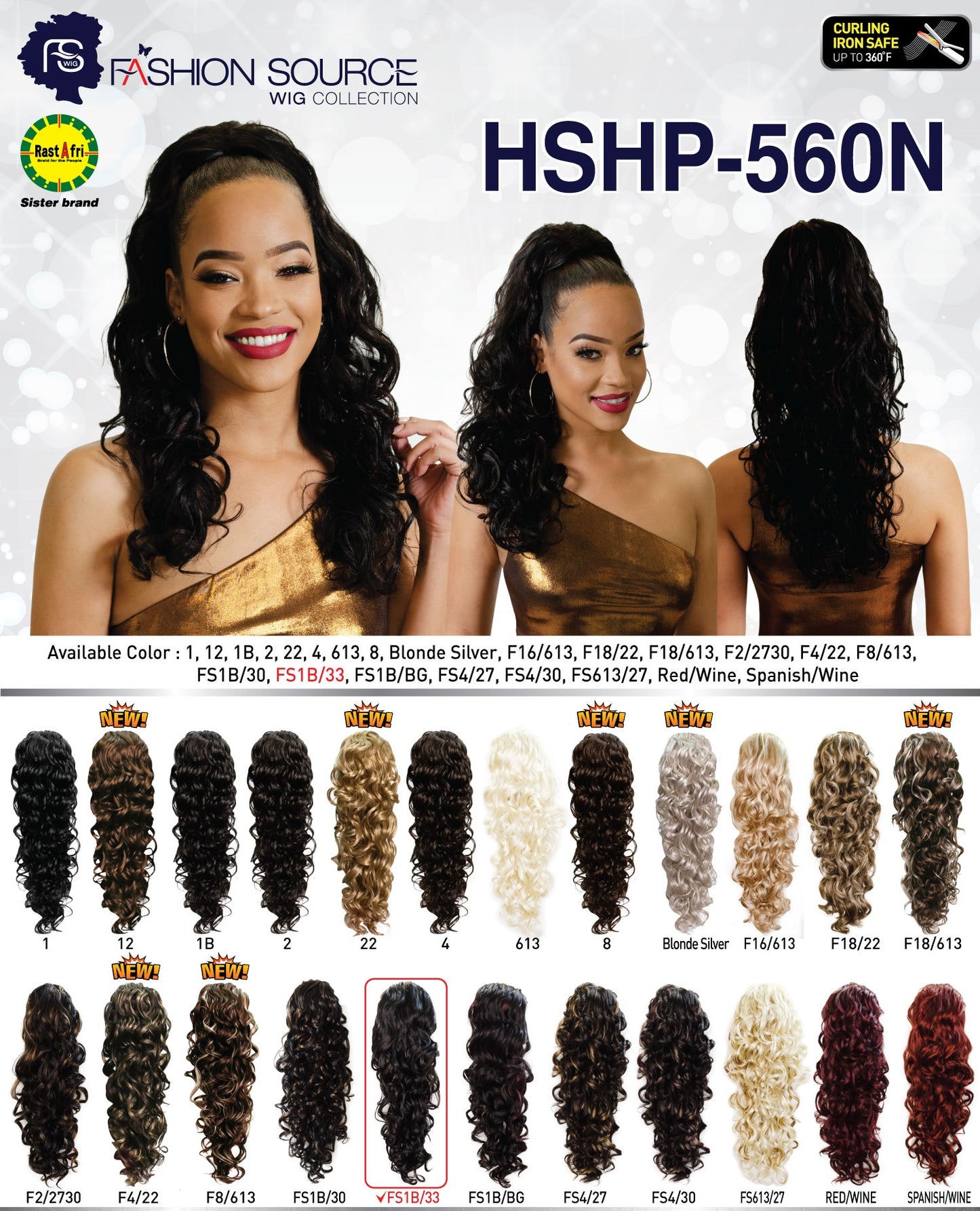 Fashion Source Drawsting Ponytail HSHP-560