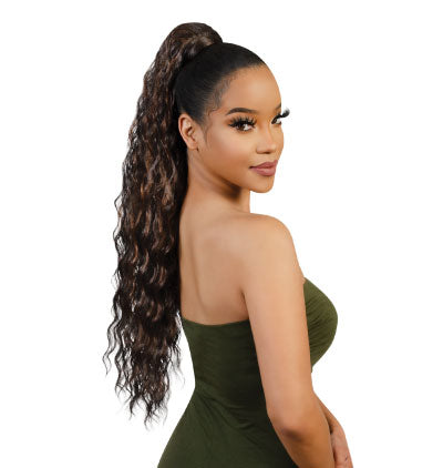 Fashion Source Drawsting Ponytail PHP-TITI WAVE