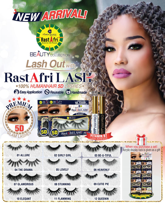 RastAfri LASH - Human Hair 5D Eyelash