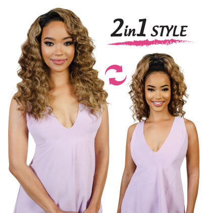 Fashion Source Half wig + Ponytail RHTP-TRINA - 21"