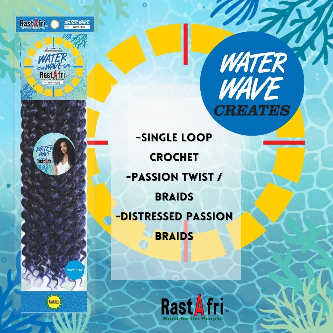 RastAfri Water Wave Curl - 16"