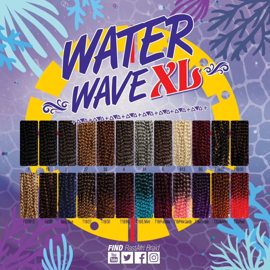 RastAfri Water Wave Curl XXL - 24"