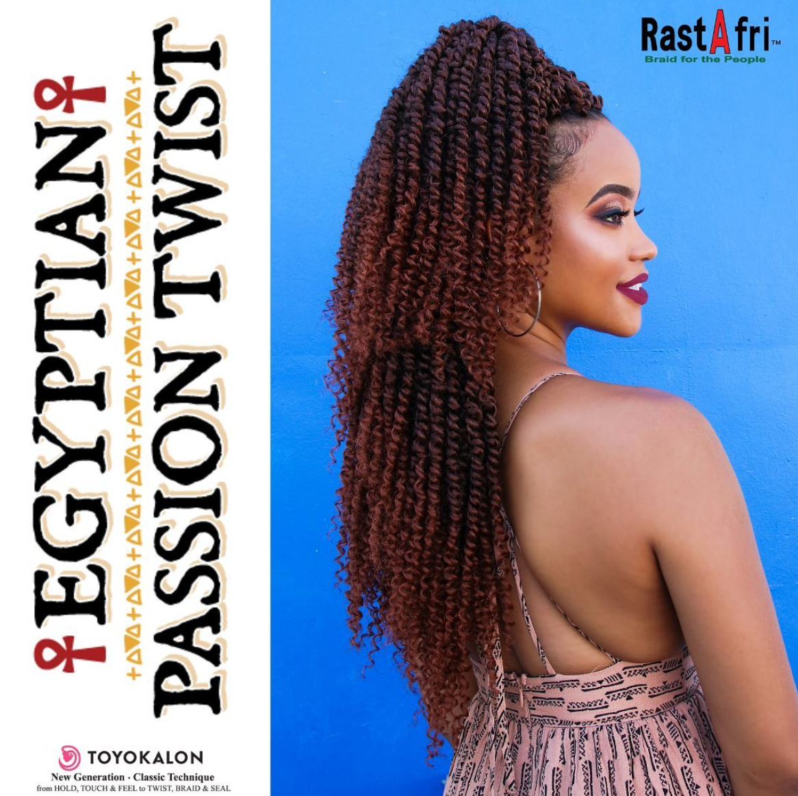 RastAfri Egyptian Passion Twist 18"