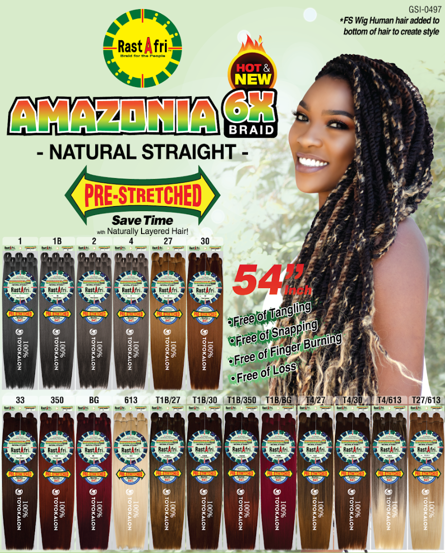 RastAfri Amazonia 6X-54" Braid