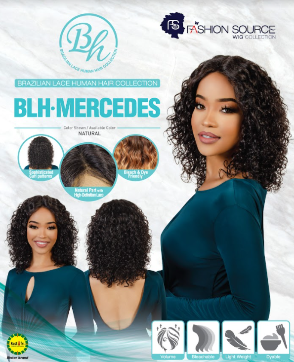 Fashion Source Brazilian Human Hair Lace Wig BLH-MERCEDES