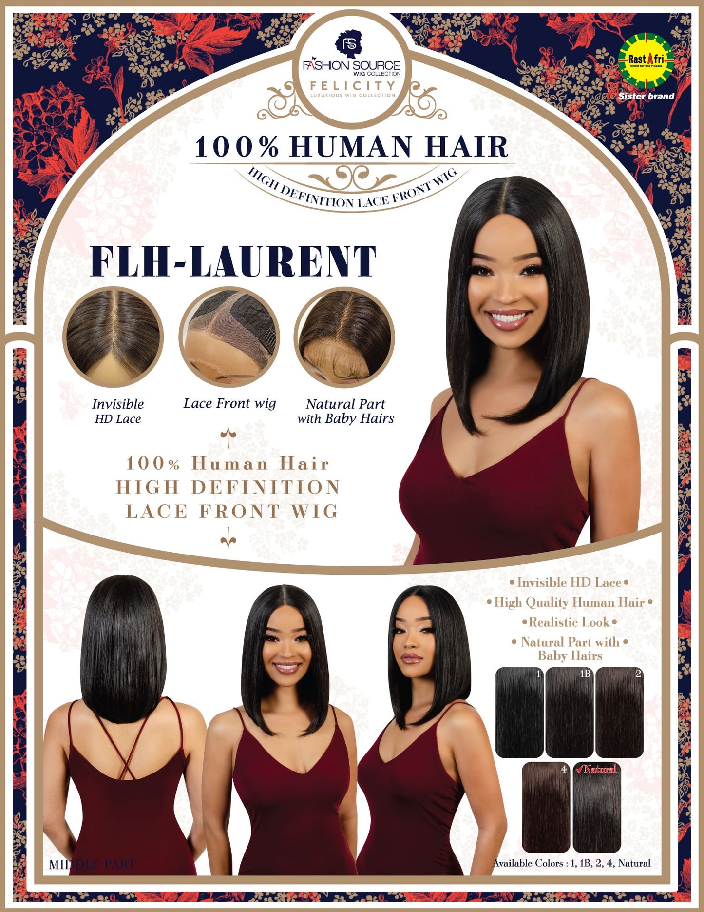 Fashion Source Human Hair HD Lace wig FLH-LAURENT