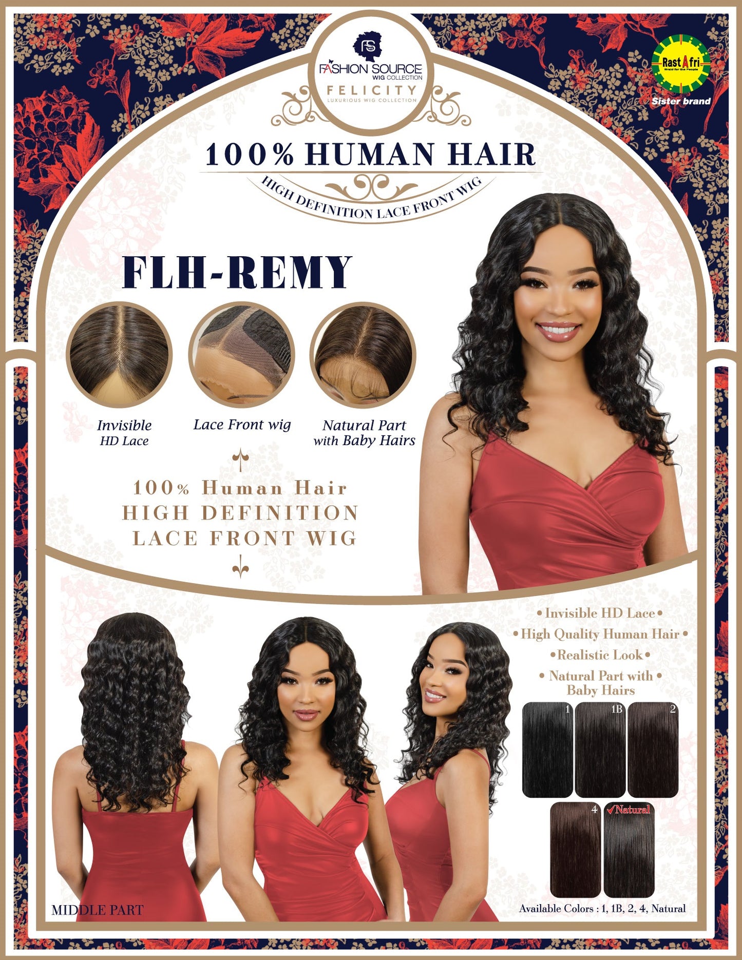 Fashion Source Human Hair HD Lace wig FLH-REMY