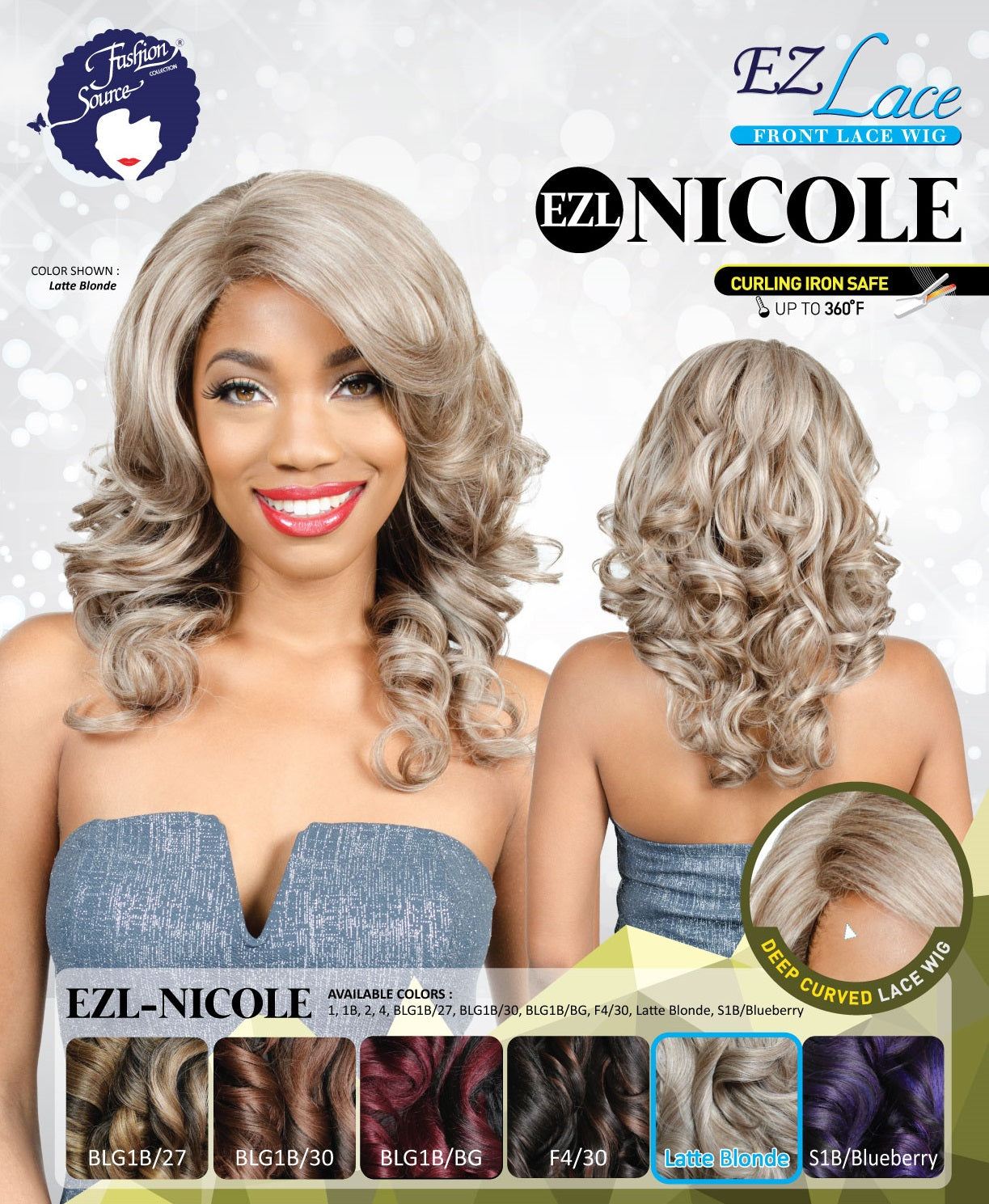 Fashion Source Lace wig EZL-NICOLE