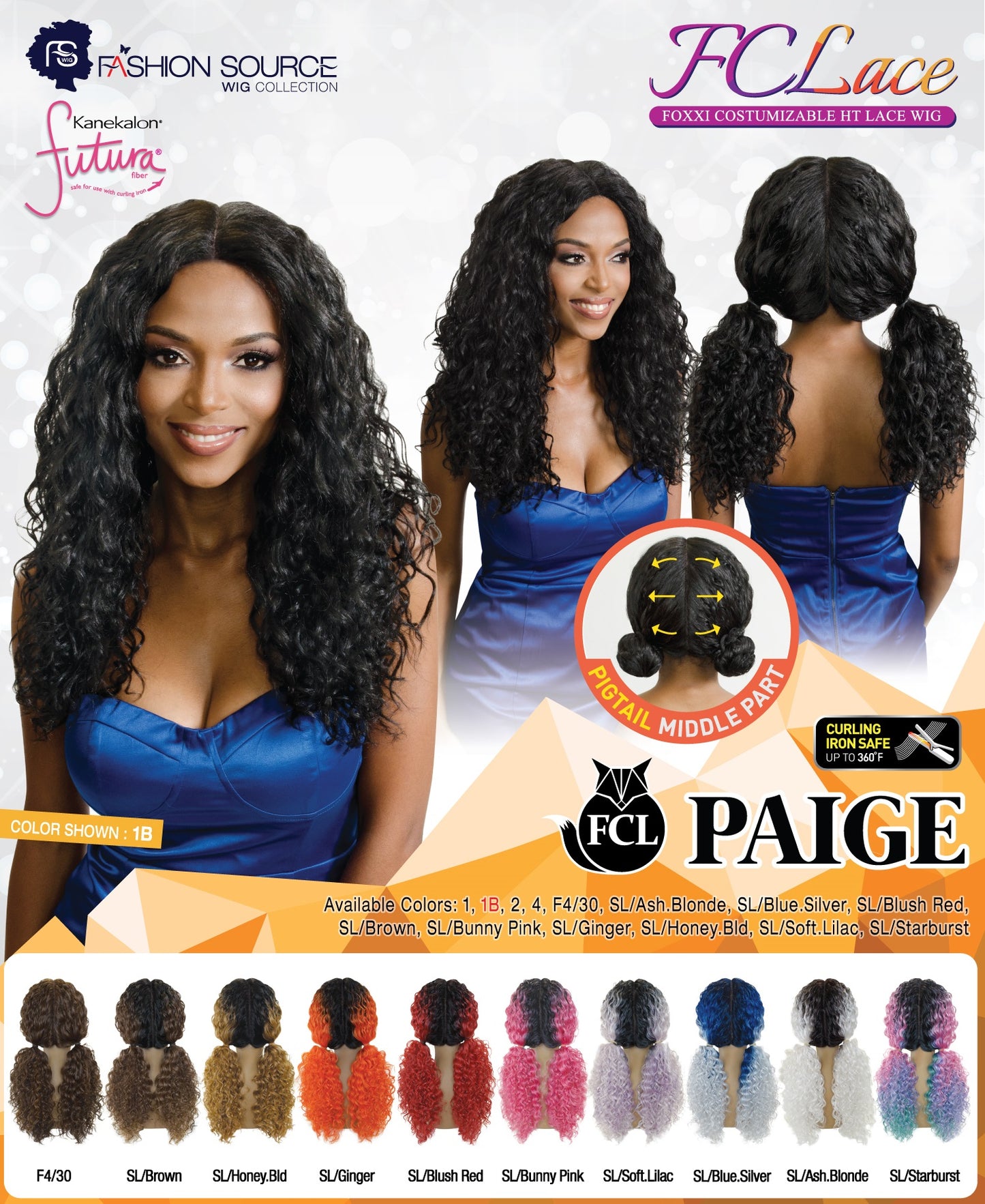 Fashion Source  2 Way Lace wig FCL-Paige