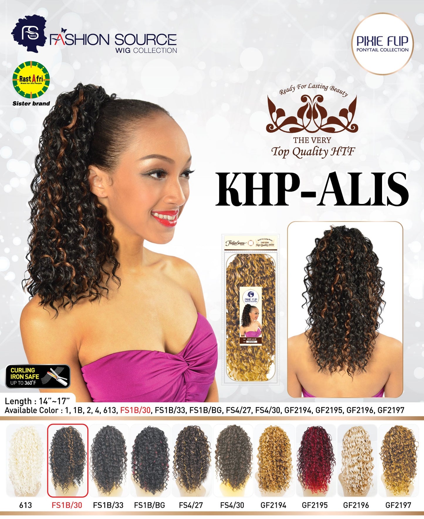 Fashion Source Drawsting Ponytail KHP-ALIS