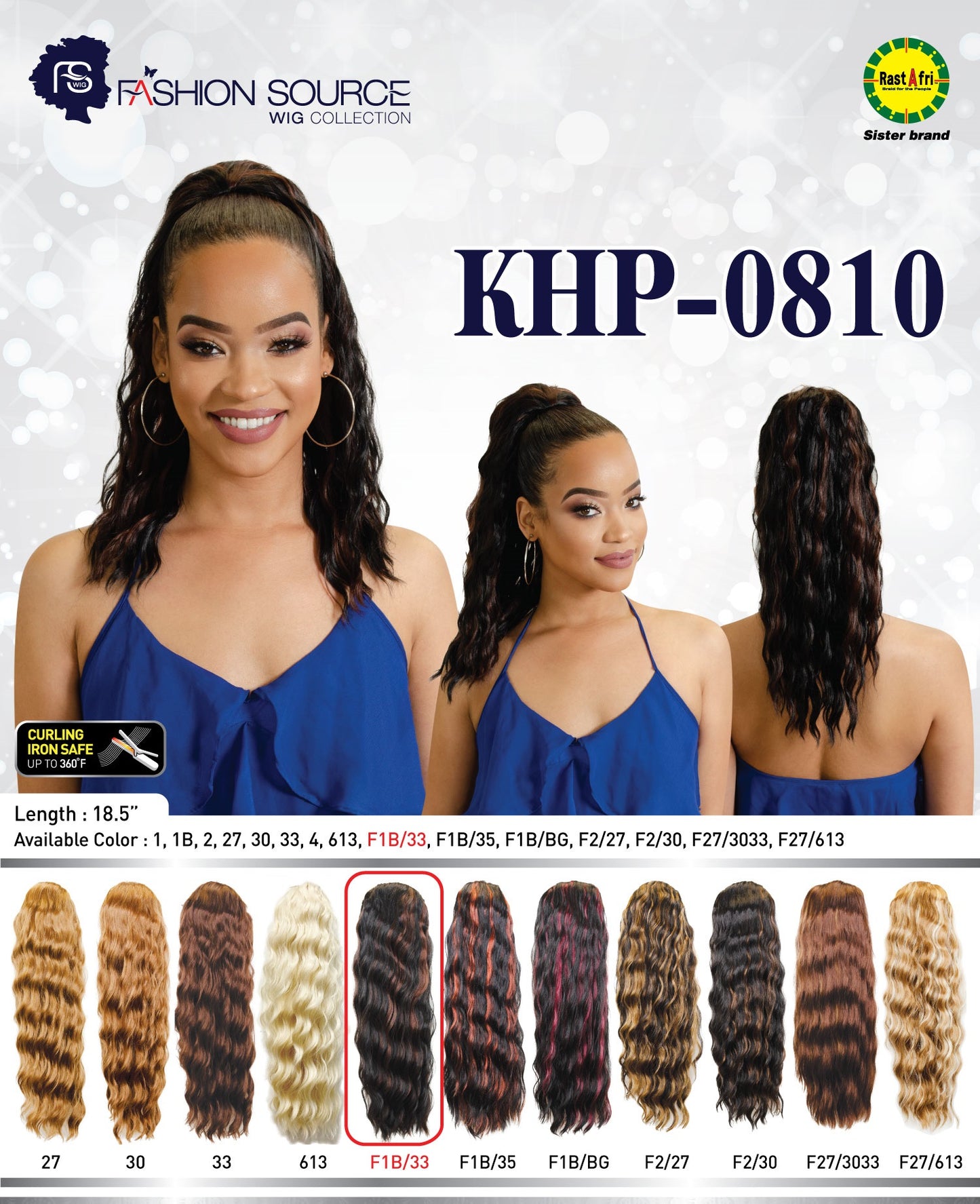 Fashion Source Drawsting Ponytail KHP-0810