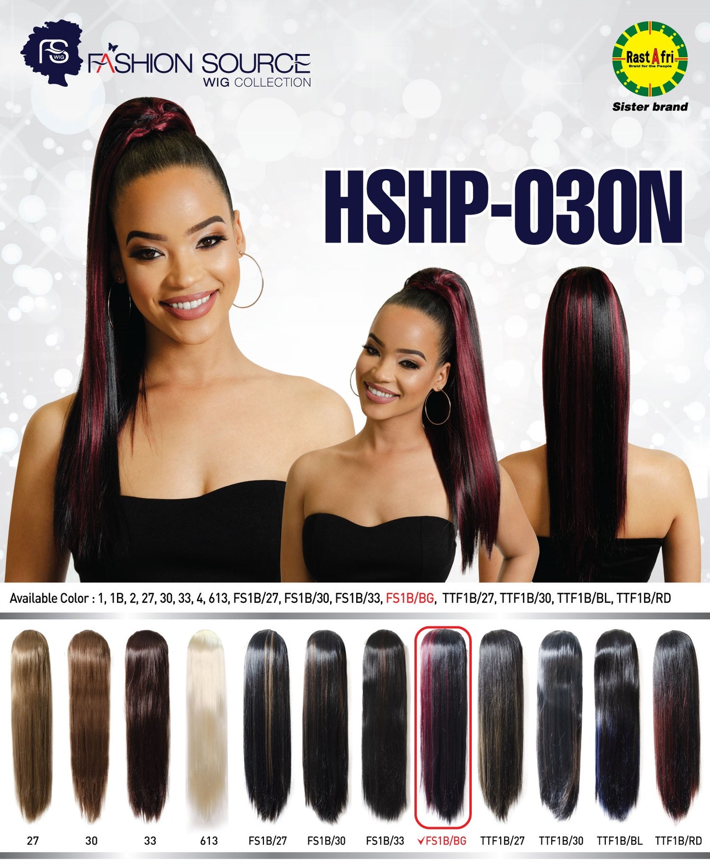 Fashion Source Drawsting Ponytail HSHP-030