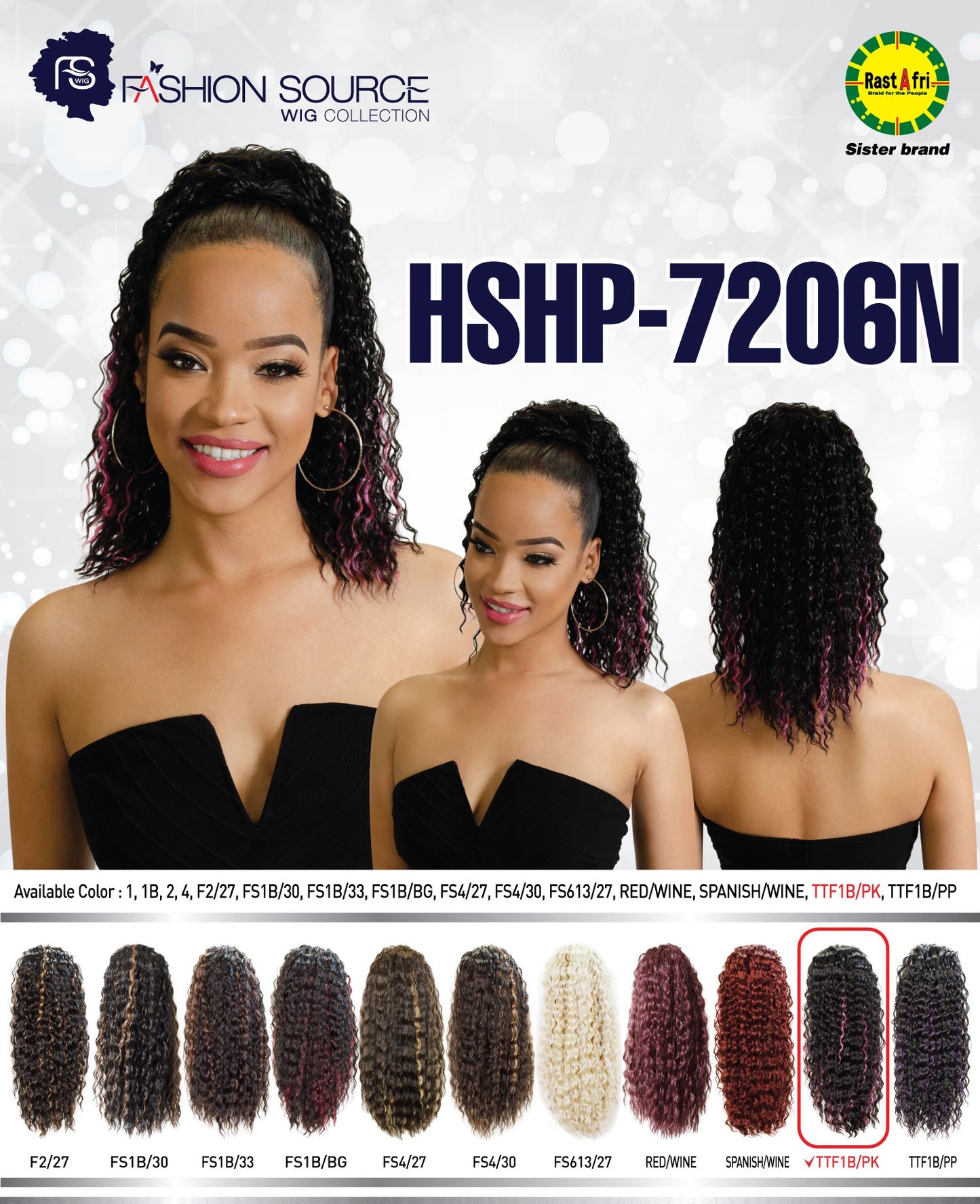 Fashion Source Drawsting Ponytail HSHP-7206