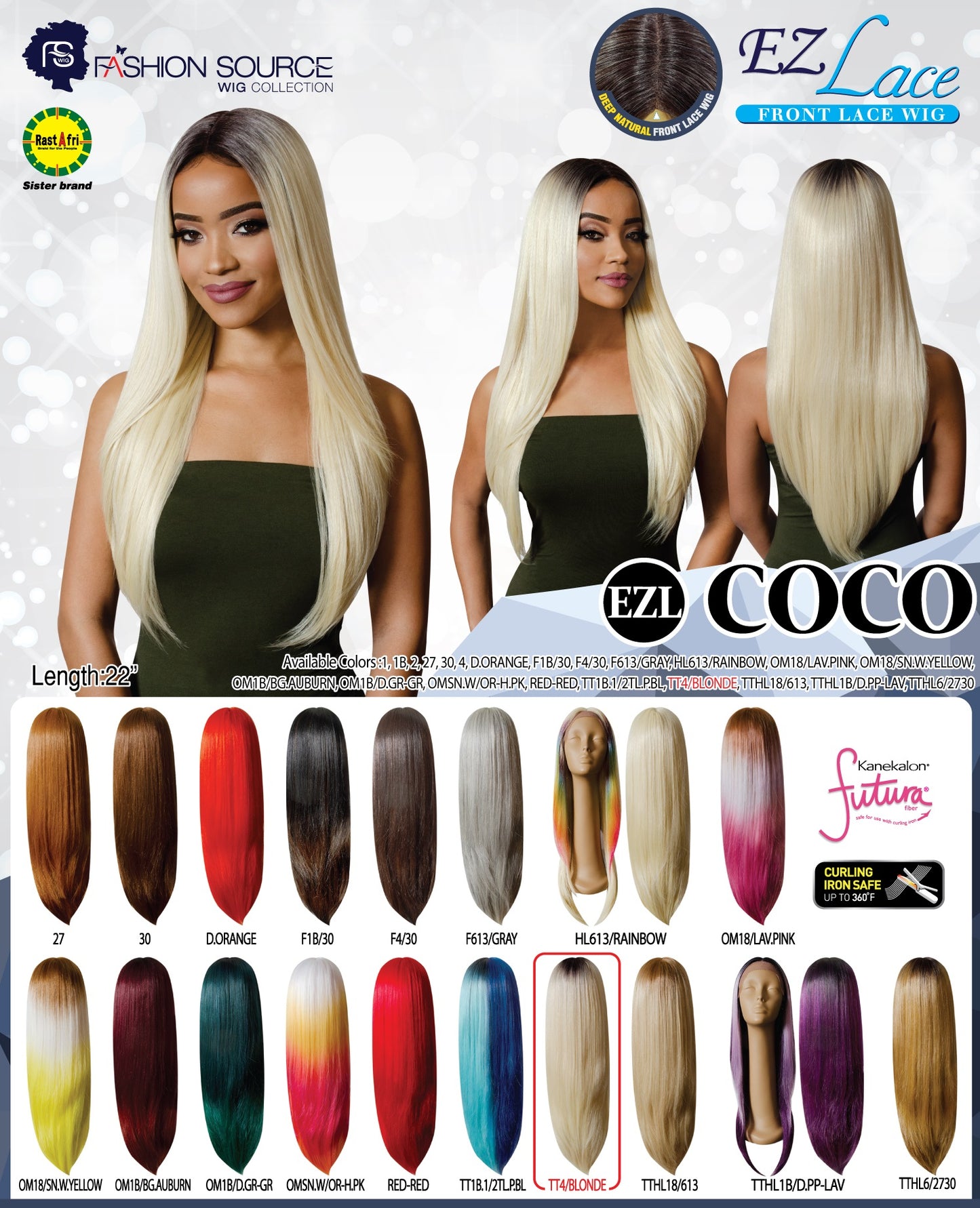 Fashion Source Lace wig EZL-COCO