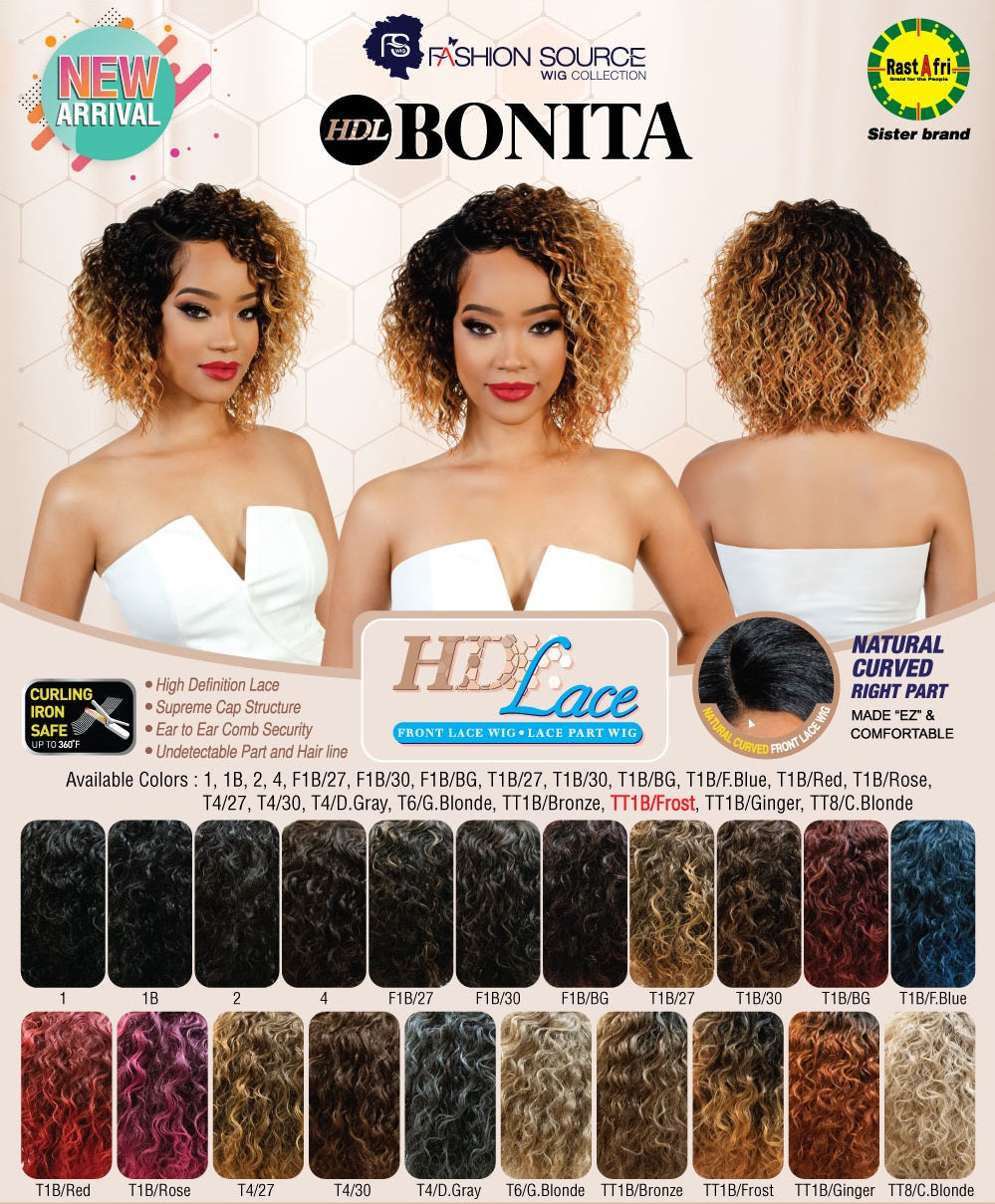 Fashion Source HD Lace wig HDL BONITA Queen Beauty Supply LA