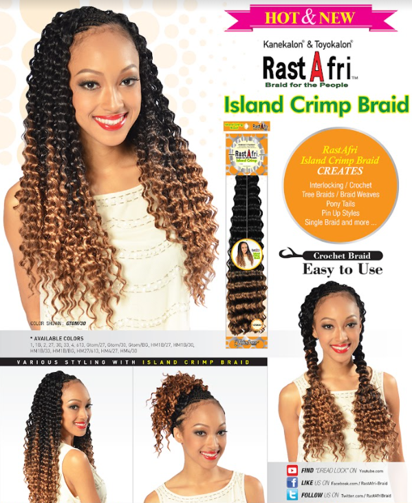 RastAfri Island Crimp Braid