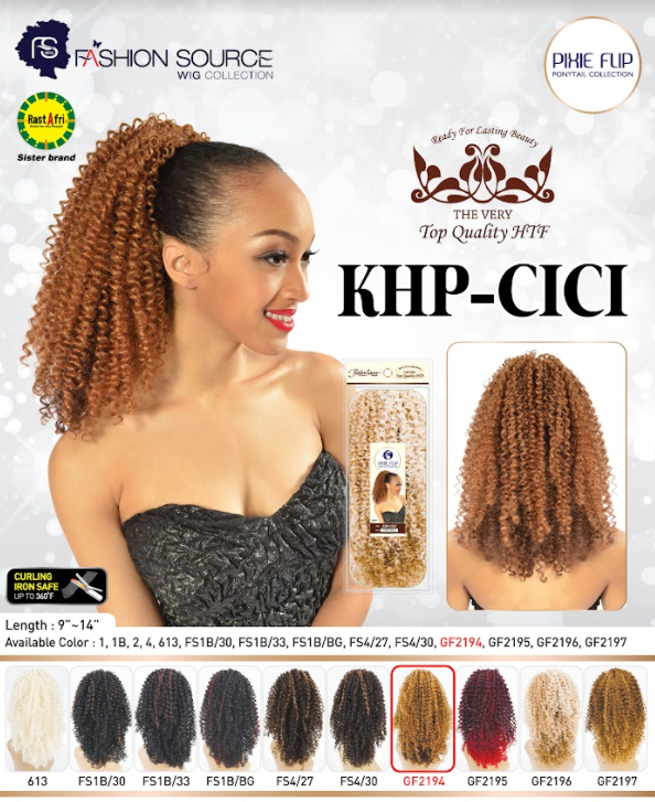 Fashion Source Drawsting Ponytail KHP-CICI